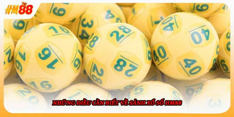 Những điều cần biết về sảnh xổ số HM88